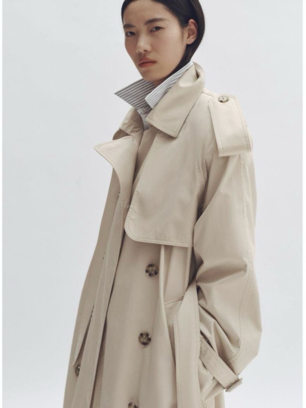 Stella McCartney x H&M Beige Trench Coat - Picture 2 of 6